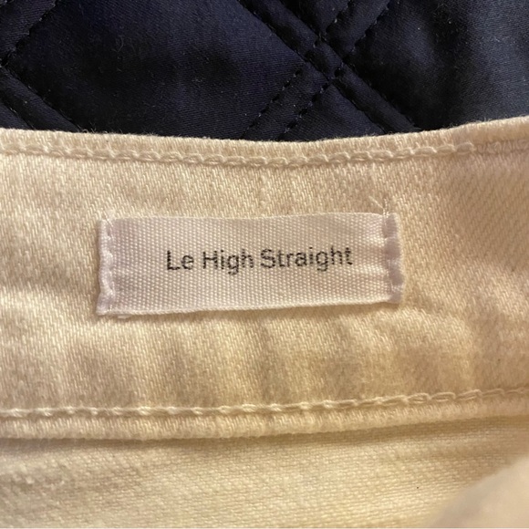 Frame Denim Women's Le High Straight off white jeans. - Picture 3 of 8